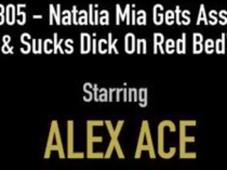 Kink305 - Natalia Mia gets Ass Eaten & Sucks pecker on Red