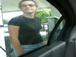 Young lady bursting to pee at gas station, free bayan film a3 | xhamster