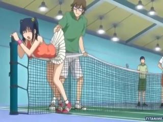 A lustful tennis practice