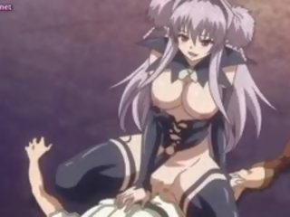 Sexy anime upír mající dospělý video