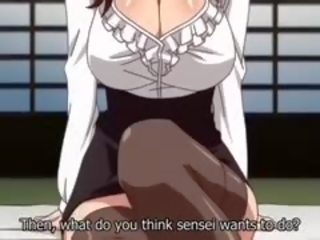 Concupiscent romantikk anime mov med usensurert stor pupper, creampie
